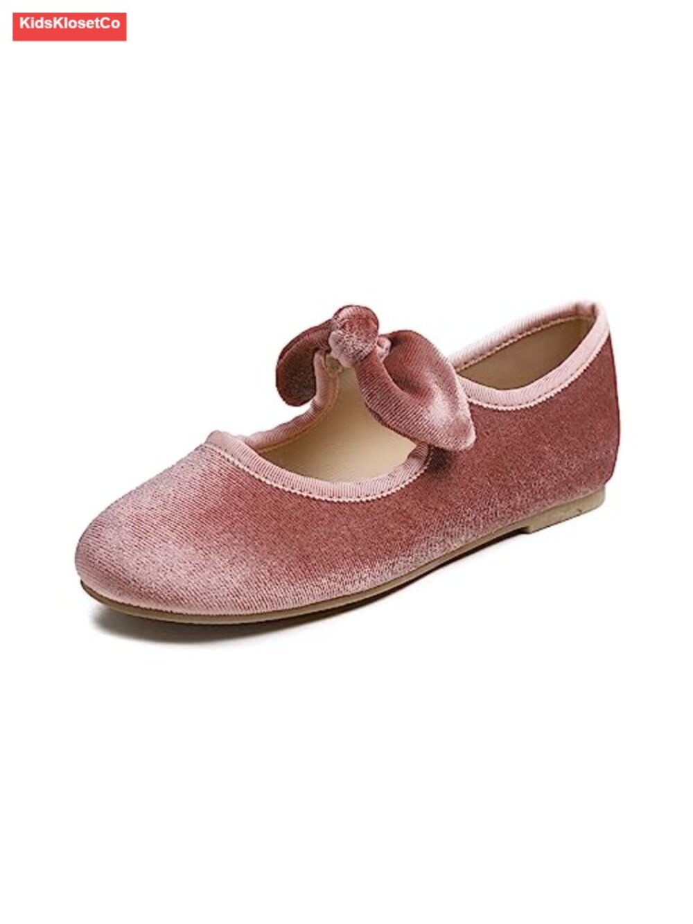 Girls Mary Jane Flats Vegan Leather Adjustable Strap Dress Shoes